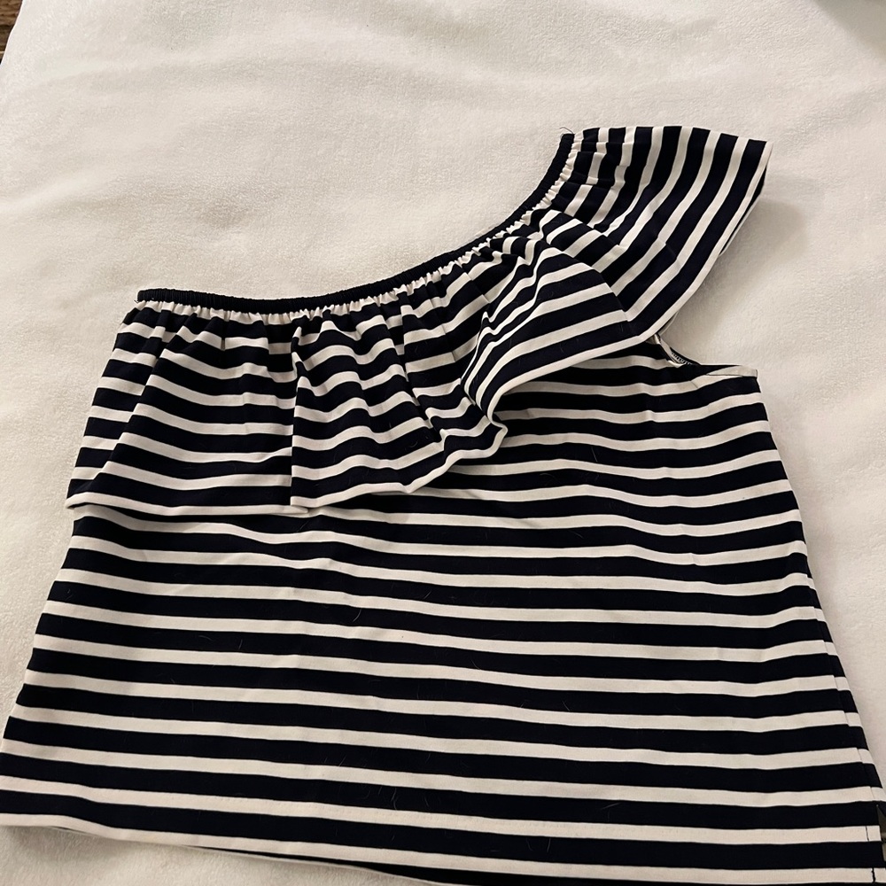 Jcrew one shoulder top